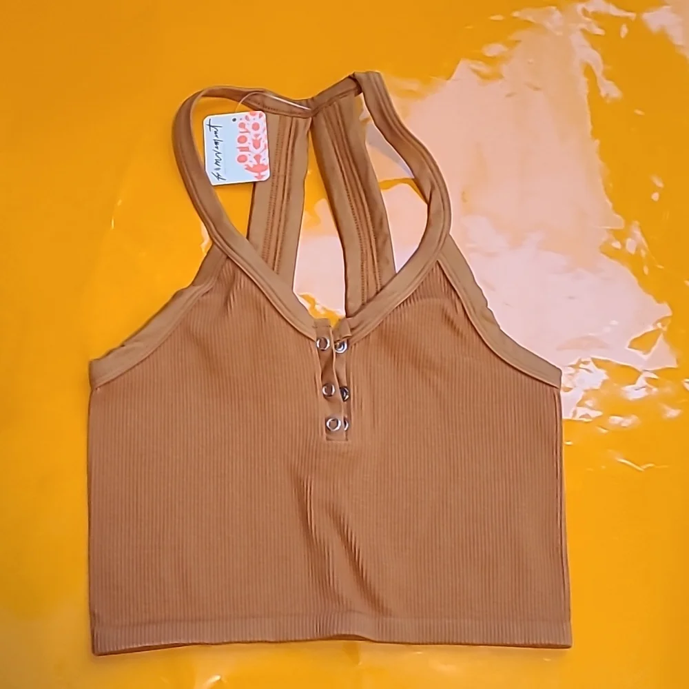 Free people free throw crop toasted coconut - Picture 4 of 5